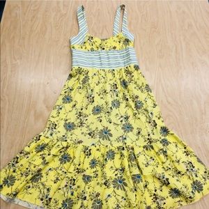 free people dress Sz 4 Prarie RuffledCotton Floral